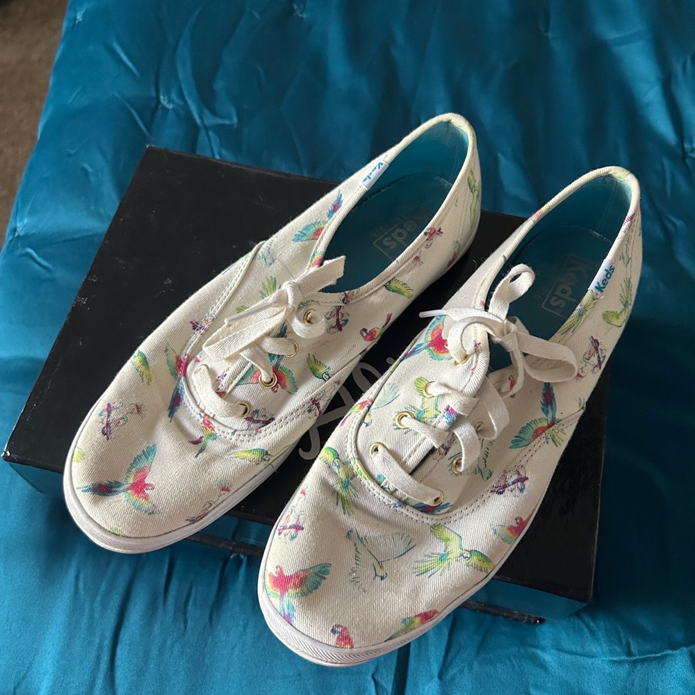 Tropical birds keds sneakers